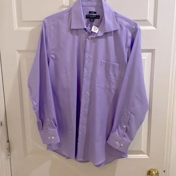 men's wearhouse purple dress shirt Purple Button Down Shirts for Men